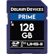 Delkin Devices 128gb Prime Uhs-ii Sdxc Card