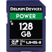 Delkin 128gb Power Uhs-ii Sdxc Memory Card