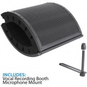 Pyle Pro Psmrs09 Portable Vocal Isolation Booth Recording