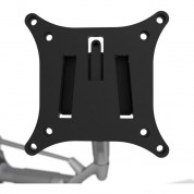 Kanto Dms2000 Dual Arm Monitor Mount Silver