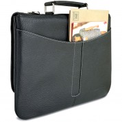 Maccase Leather Briefcase For Ipad Pro 12.9 Black