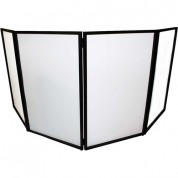 Prox Portable 4-panel Dj Facade Party Black Frame