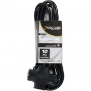 American Dj 10' Ac Extension Cord With 3 Outlets