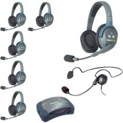 Eartec Ultralite 7-person Hub Intercom System Cyber Headset Eu