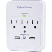 Cyberpower Pro 3-outlet Surge Protector With Usb