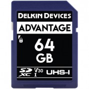 Delkin 64gb Uhs-i Sdxc Memory Card