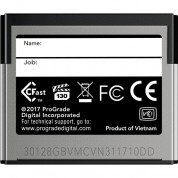 Prograde Digital 128gb Cfast 2.0 Memory Card