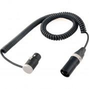 Stereo Coiled Boom-to-mixer Cable Xlr 5-pin Female To Male