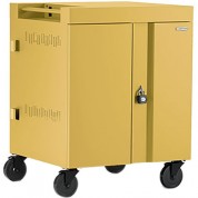 Bretford Cube Cart 32-device Charger With 90° Doors - Mustard