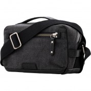 Tenba Cooper 6 Messenger Bag Leather Accents Gray