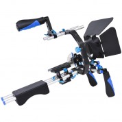 Yelangu Shoulder Rig For Dslr, Mirrorless, Dv Cameras (blue)