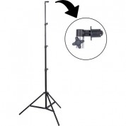 Studio Pop-up Background Reflector Stand With Clip (7.5')