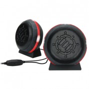 Usb Led Gaming Speakers Red | Enhanced Audio Experience