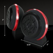 Usb Led Gaming Speakers Red | Enhanced Audio Experience