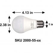 Alzo 8w Dimmable Led Bulb 4-pack