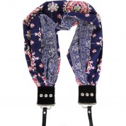 Capturing Couture Pocket Scarf Camera Strap Bluebell