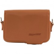 Megagear Leather Case For Sony Cyber-shot Cameras (brown)