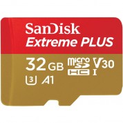 Sandisk 32gb Extreme Plus Uhs-i Microsdhc Card