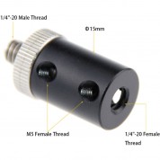 Camvate 15mm Micro Rod Stud 1/4