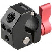 Camvate 15mm Quick Release Rod Clamp Red Knob