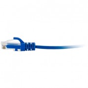 C2g Rj45 Male To Male Slim Cat 6 Patch Cable 2.5' Blue