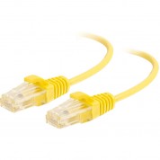 C2g Rj45 Male To Male Slim Cat 6 Patch Cable 3' Yellow