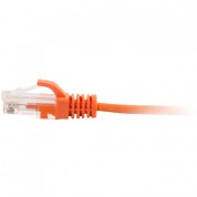 C2g Rj45 Male To Male Slim Cat 6 Patch Cable 3' Orange