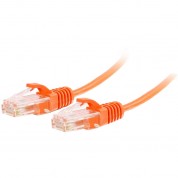 C2g Rj45 Male To Male Slim Cat 6 Patch Cable 3' Orange