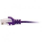 C2g Rj45 Male To Male Slim Cat 6 Patch Cable 10' Purple