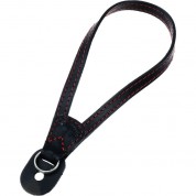 Oberwerth Lahn Camera Hand Strap Black Red Stitching