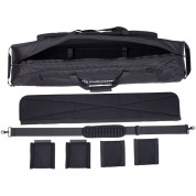 Promediagear Large Tripod Bag With Shoulder Strap, Dividers, Black