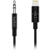 Belkin 3.5mm Audio To Lightning Cable 6ft Black