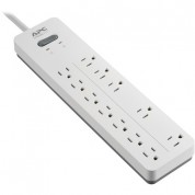 Apc 12-outlet Surge Protector 6ft 120v White