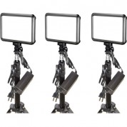 Bescor Specter Slim Led 3-light Kit For Photography