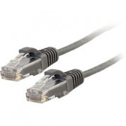 C2g Rj45 Male To Male Slim Cat 6 Patch Cable 7' Gray