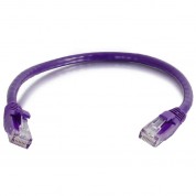 C2g Cat 6 Snagless Unshielded Patch Cable 2' Purple