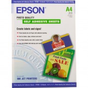 Epson Self-adhesive Photo Quality Sheets A4