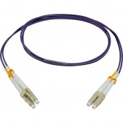 Camplex Om4 Lc To Lc Fiber Patch Cable 16.4' Purple