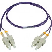 Camplex Om4 Sc-sc Fiber Patch Cable 3.3' Purple