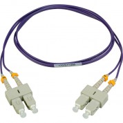 Camplex Om4 Sc-sc Fiber Patch Cable 6.6' Purple