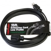 12 Awg Spt-3 Flat Extension Cord 15' Black