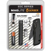 Maglite Solitaire Aaa Led Flashlight Gerber Us1 Knife Kit