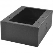 Fsr 3-gang Surface-mount Wall Box Black