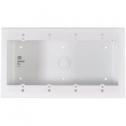 Fsr 4-gang Surface-mount Wall Box White