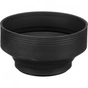 Kaiser 62mm 3-in-1 Rubber Lens Hood For Cameras