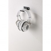 K&m Headphone Wall Holder Black - Compact & Durable