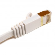 Tera Grand Cat 7 Shielded Ethernet Cable 10gb 50' White