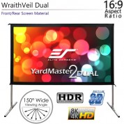 Elite Screens Yard Master 2 Dual Folding Projection Screen