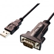 Usb 2.0 To Rs-232 Db9 Male Adapter Cable 10ft