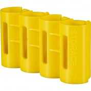 Storacell Slimline Cr123 Battery Holder - Yellow